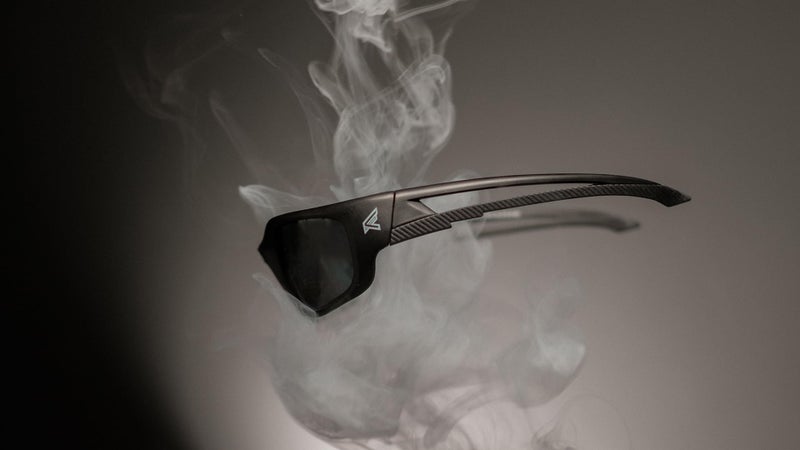 Edge SK-XL116 Kazbek XL Wrap-Around Safety Glasses, Anti-Scratch, Non-Slip, UV 400, Military Grade, ANSI/ISEA & MCEPS Compliant, XL Wide Fit, Black Frame/Smoke Lens - Image 5